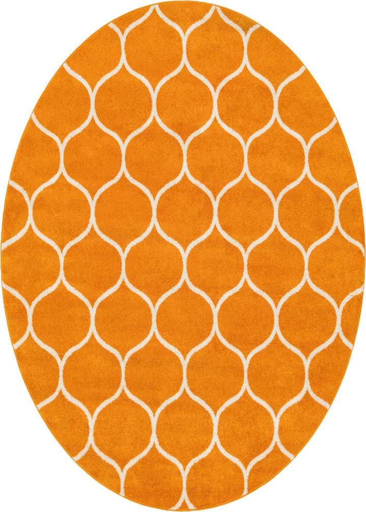 7' 10 x 7' 10 Trellis Frieze Round Rug