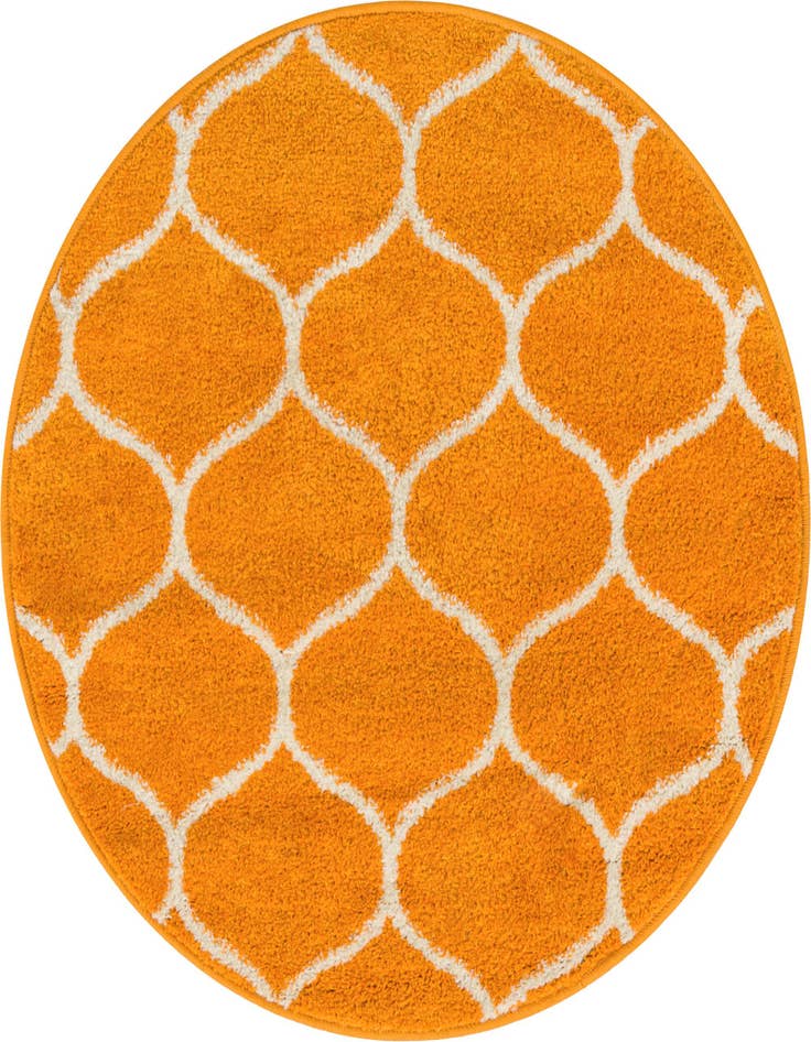 Detail image of 3' x 3' Trellis Frieze Round Rug