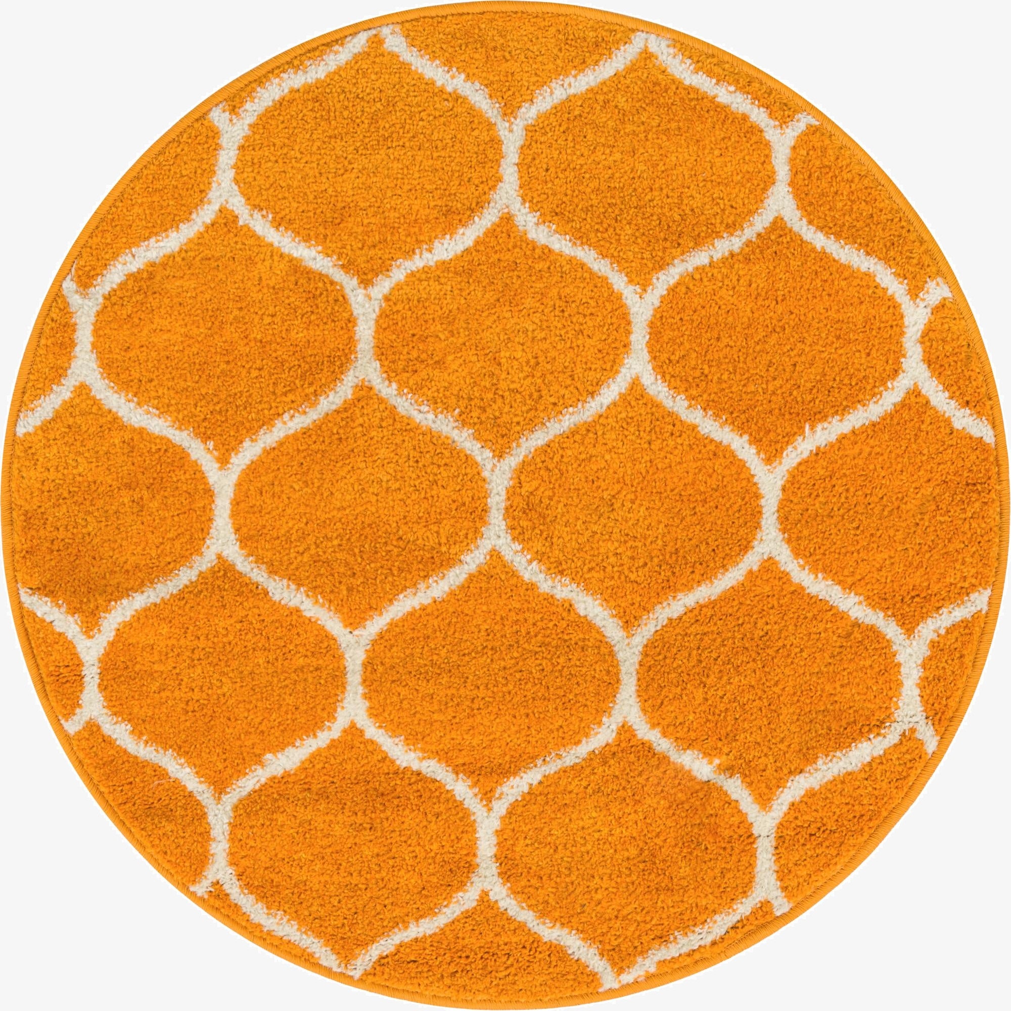 Primary image 3' x 3' Trellis Frieze Round Rug