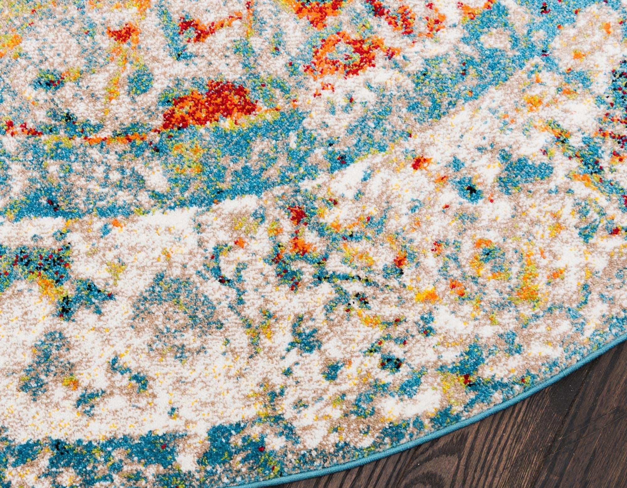 3' 3 x 3' 3 Venice Round Rug