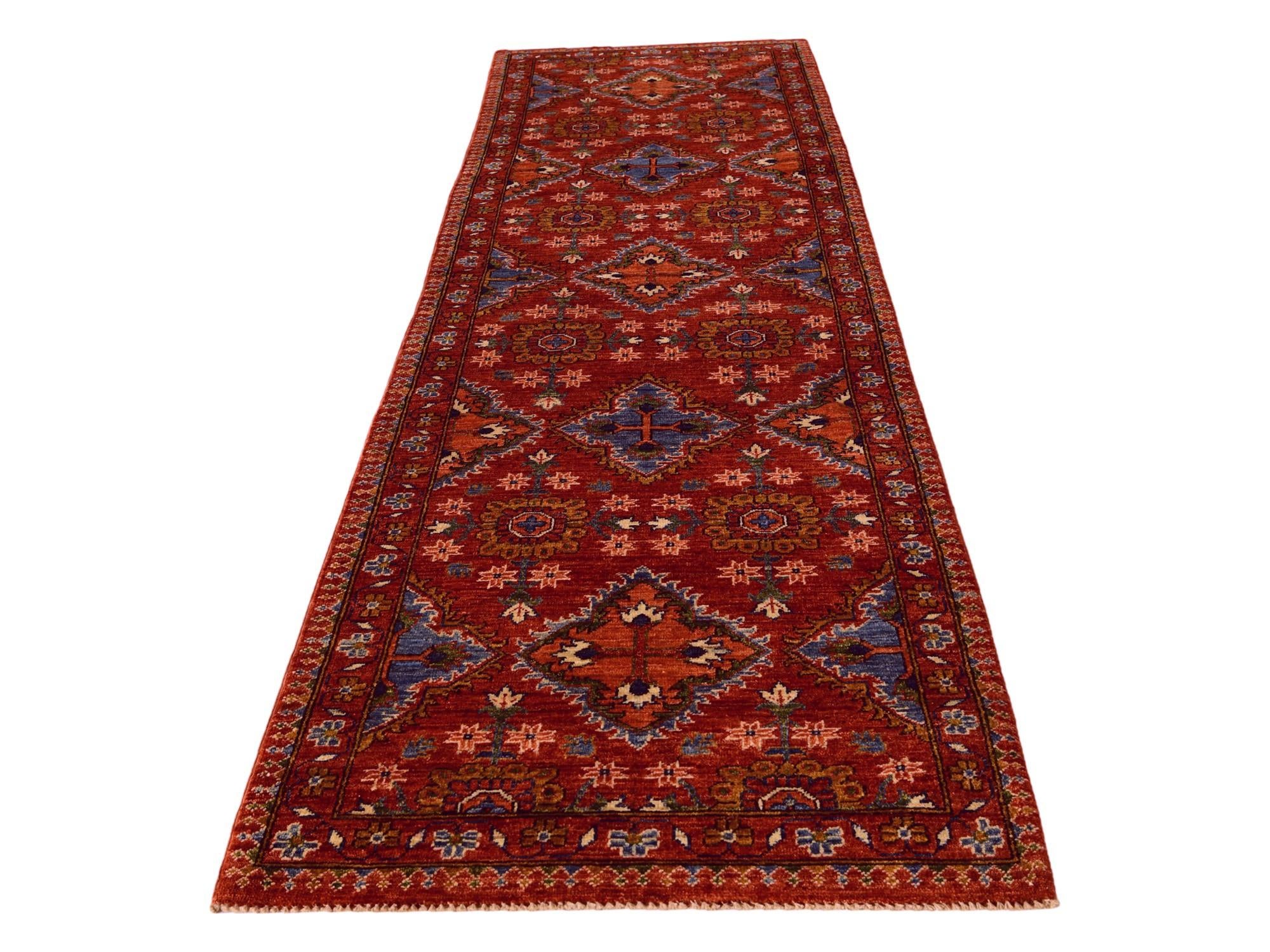 2' 10 x 9' 9 Hand Knotted Ariana Ziegler Runner Rug