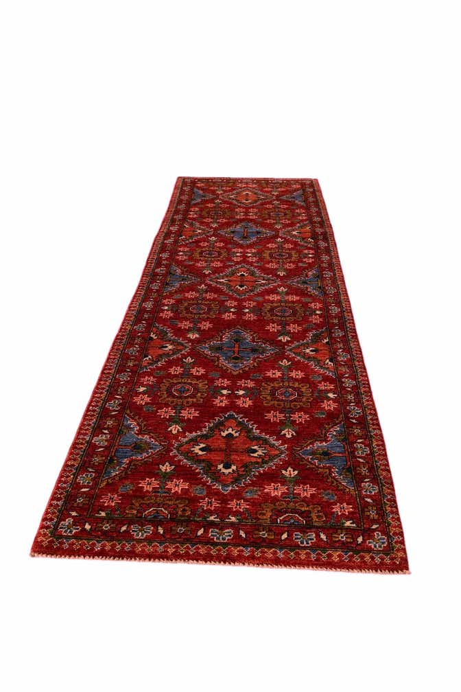 2' 10 x 9' 9 Hand Knotted Ariana Ziegler Runner Rug