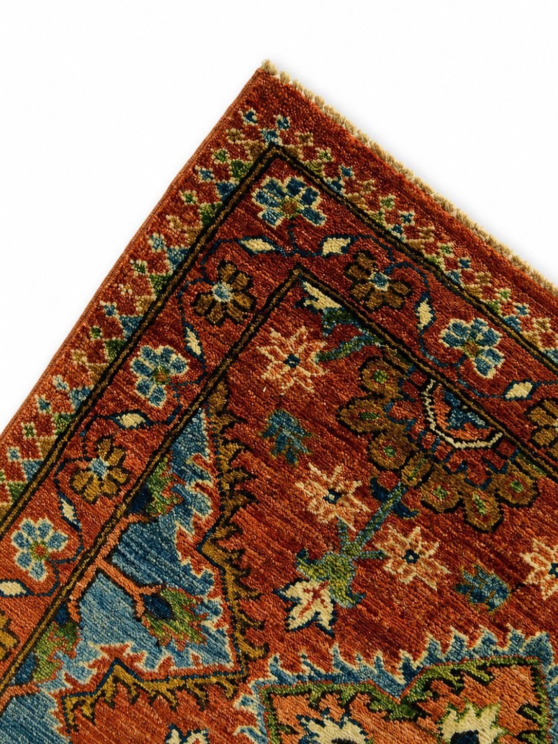 2' 10 x 9' 9 Hand Knotted Ariana Ziegler Runner Rug