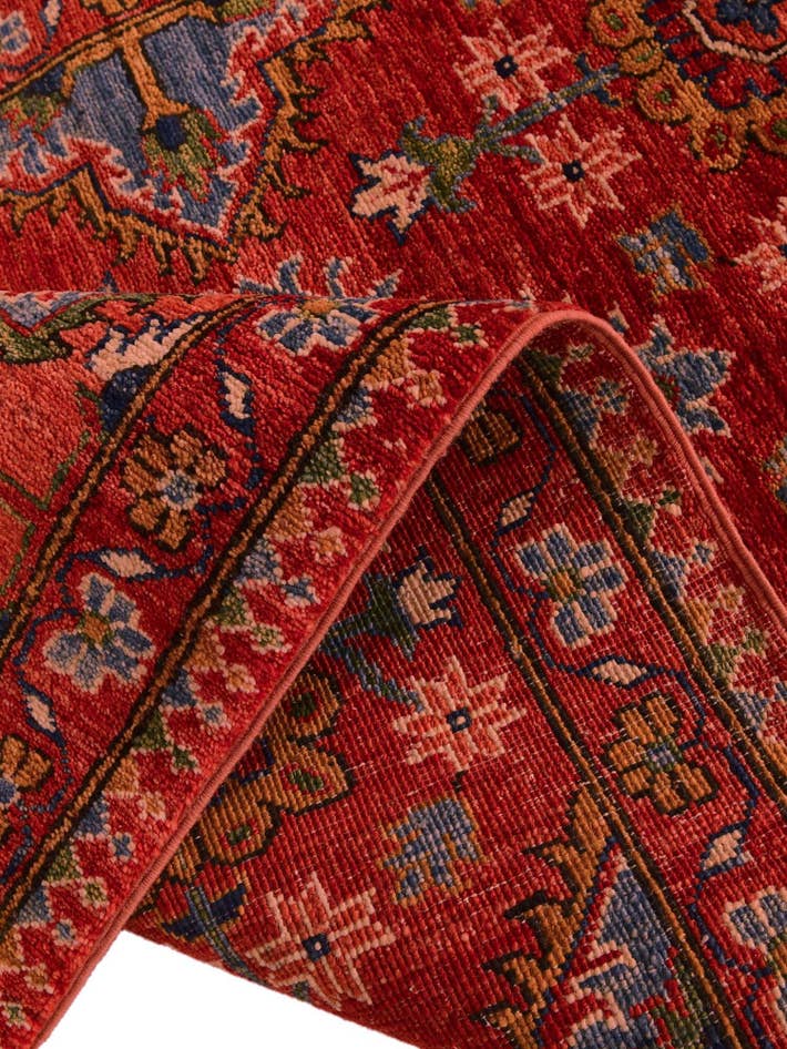 Detail image of 2' 10 x 9' 9 Hand Knotted Ariana Ziegler Runner Rug