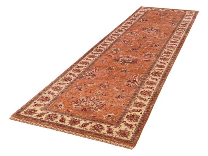 2' 8 x 10' 5 Hand Knotted Ariana Ziegler Runner Rug