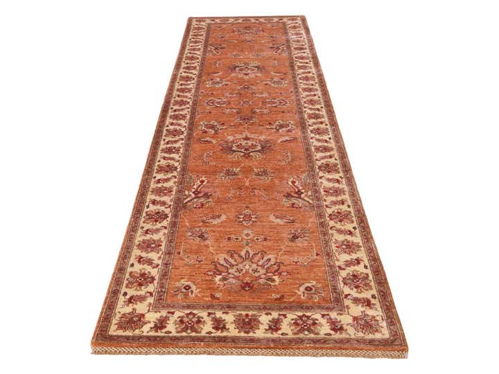 2' 8 x 10' 5 Hand Knotted Ariana Ziegler Runner Rug