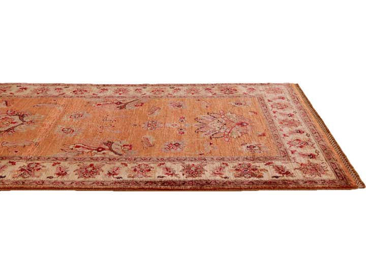 2' 8 x 10' 5 Hand Knotted Ariana Ziegler Runner Rug