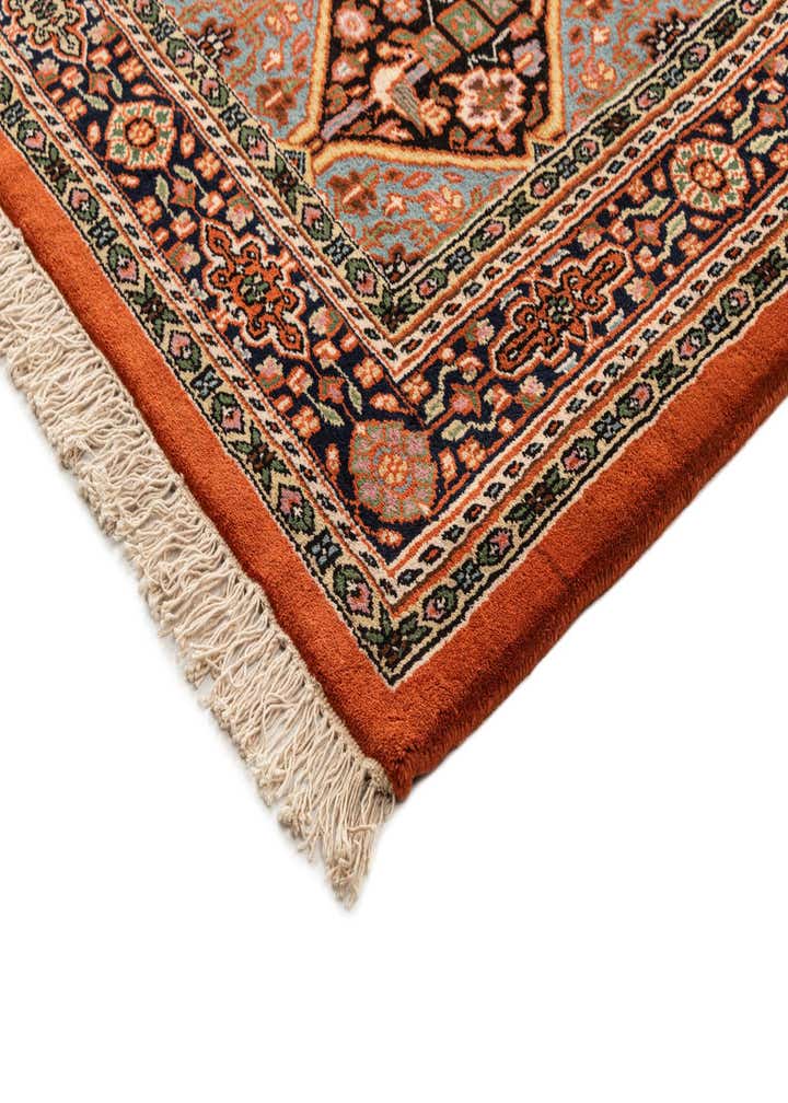 5' 4 x 11' 5 Hand Knotted Bakhtiar Wool Runner Rug