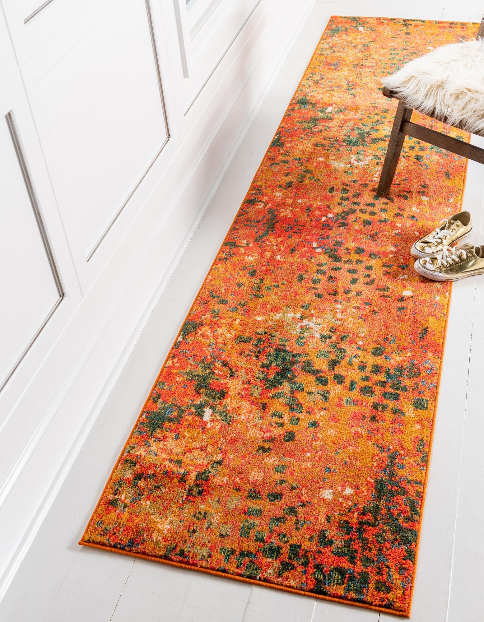 2' 7 x 10' Washable Barcelona Runner Rug