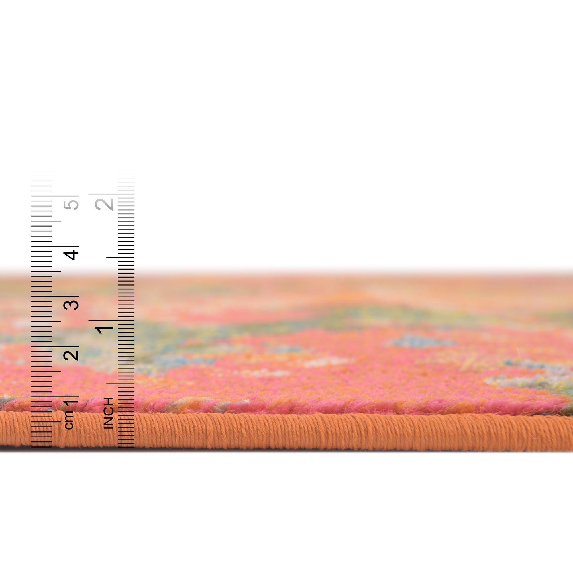 2' 7 x 10' Washable Barcelona Runner Rug