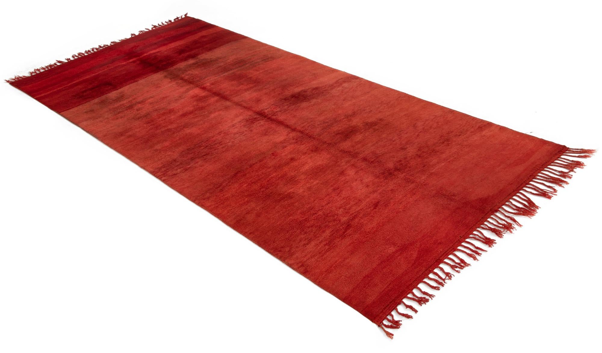 5' 5 x 11' 7 Beni Ouarain Wool Runner Rug