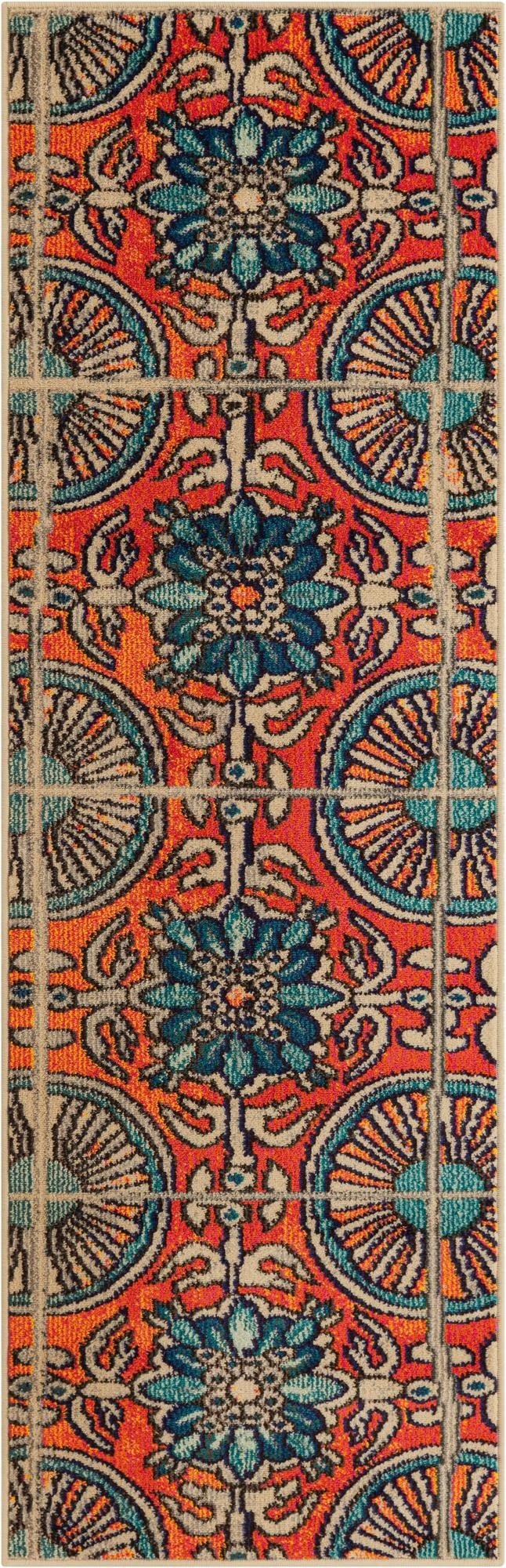 2' 2 x 6' 9  Washable Casablanca Runner Rug