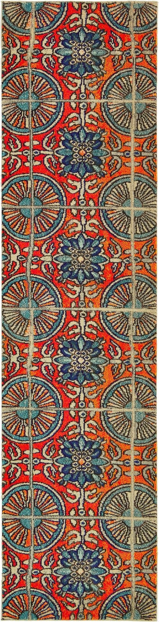 2' 7 x 10'  Washable Casablanca Runner Rug