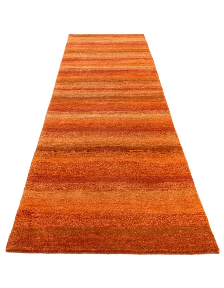 Detail image of 2' 8 x 9' 8  Hand Knotted Gabbeh Wool Runner Rug