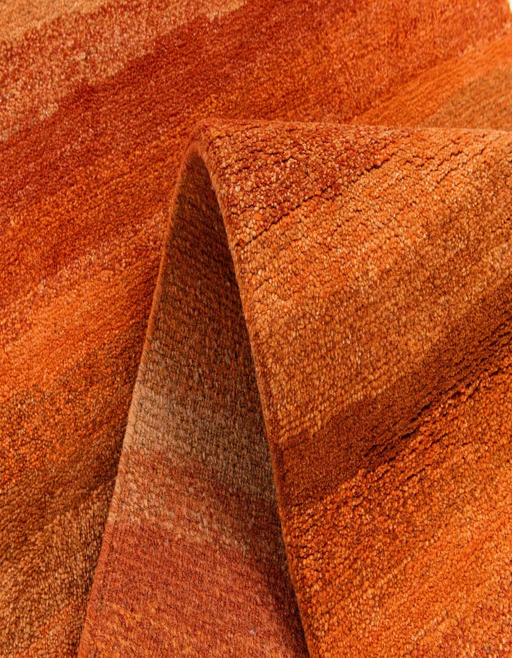 Detail image of 2' 8 x 9' 8  Hand Knotted Gabbeh Wool Runner Rug