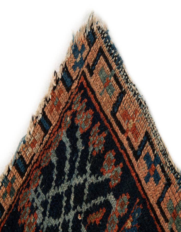 Detail image of 3' 1 x 10' 4  Hand Knotted Gharajeh Persian Runner Rug