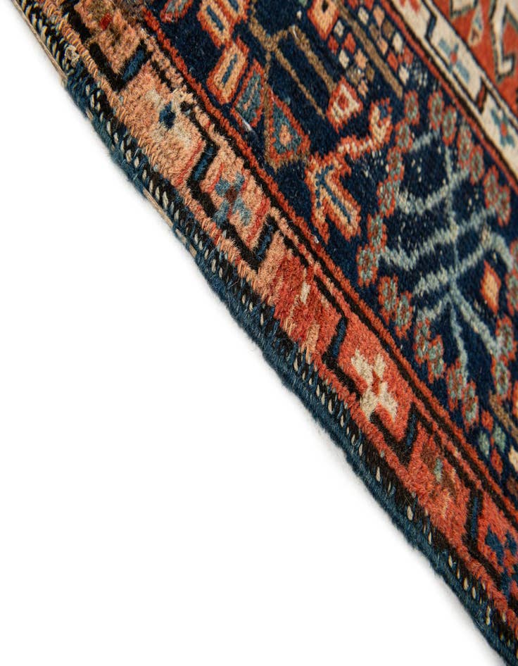 Detail image of 3' 1 x 10' 4  Hand Knotted Gharajeh Persian Runner Rug