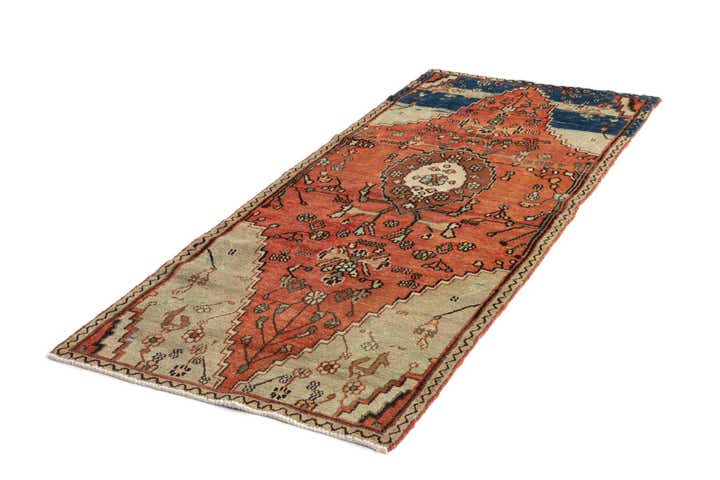 3' 1 x 10' 11 Hamedan Wool Runner Rug