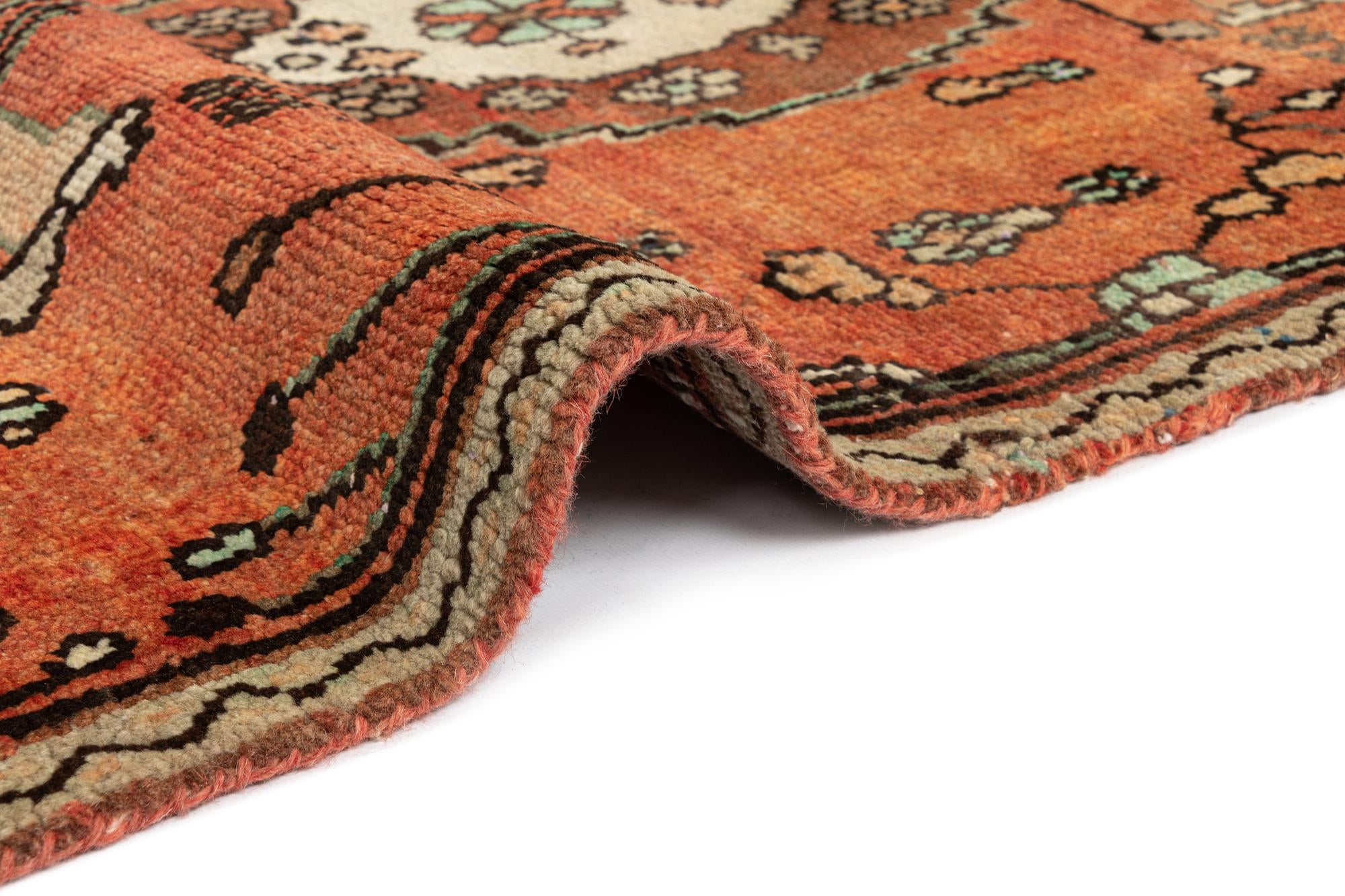3' 1 x 10' 11 Hamedan Wool Runner Rug