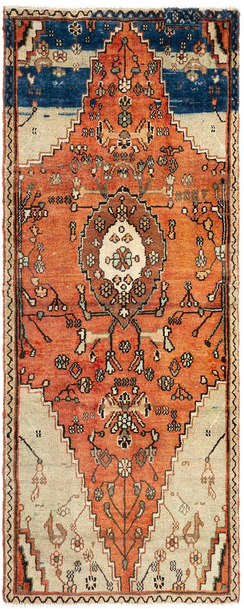 3' 1 x 10' 11 Hamedan Wool Runner Rug
