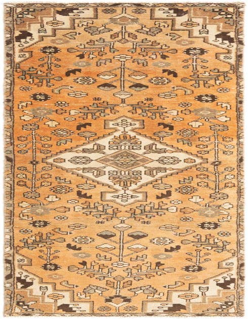 Detail image of 2' 6 x 9' Hamedan Runner Rug
