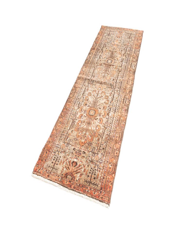 Detail image of 3' 4 x 9' 7 Hamedan Runner Rug