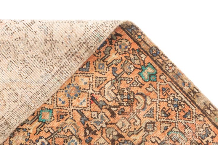 Detailansicht von 120cm x 320cm Hamedan Läufer Teppich