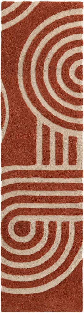 2' x 8' Handtufted Wool Runner Rug