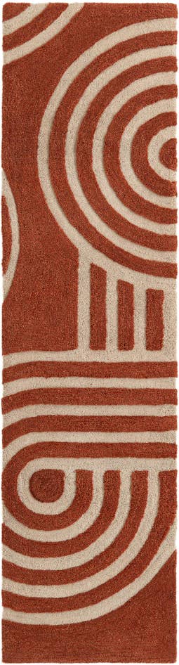 Detail image of 2' x 8' Handtufted Wool Runner Rug