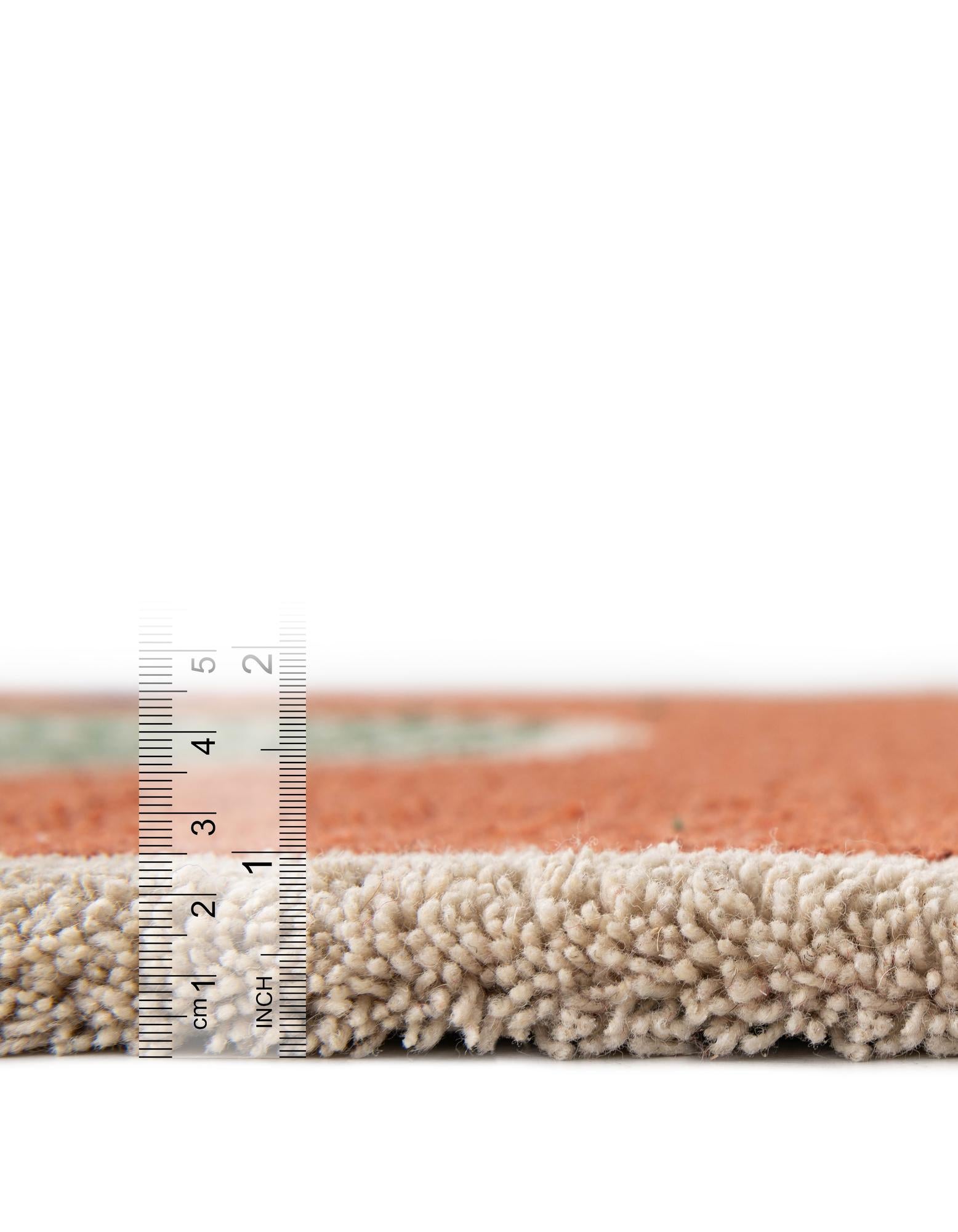 2' x 8' Handtufted Wool Runner Rug