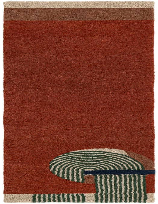 Detail image of 2' x 8' Handtufted Wool Runner Rug