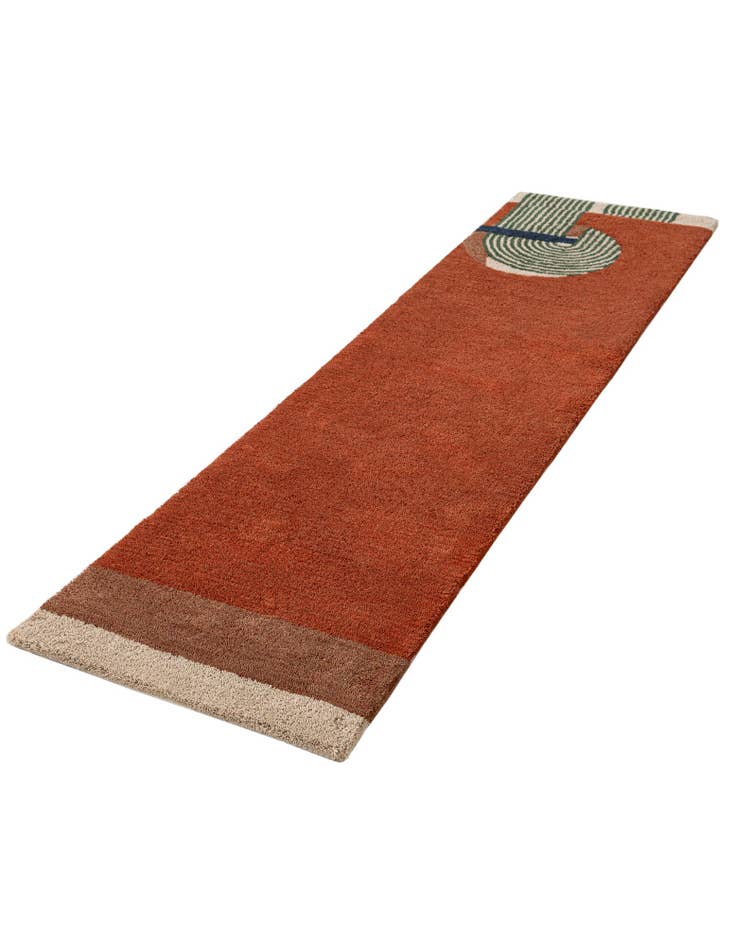 Detail image of 2' x 8' Handtufted Wool Runner Rug