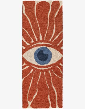 2' x 8' Handtufted Wool Runner Rug