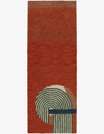 2' x 6' 1 Handtufted Wool Runner Rug