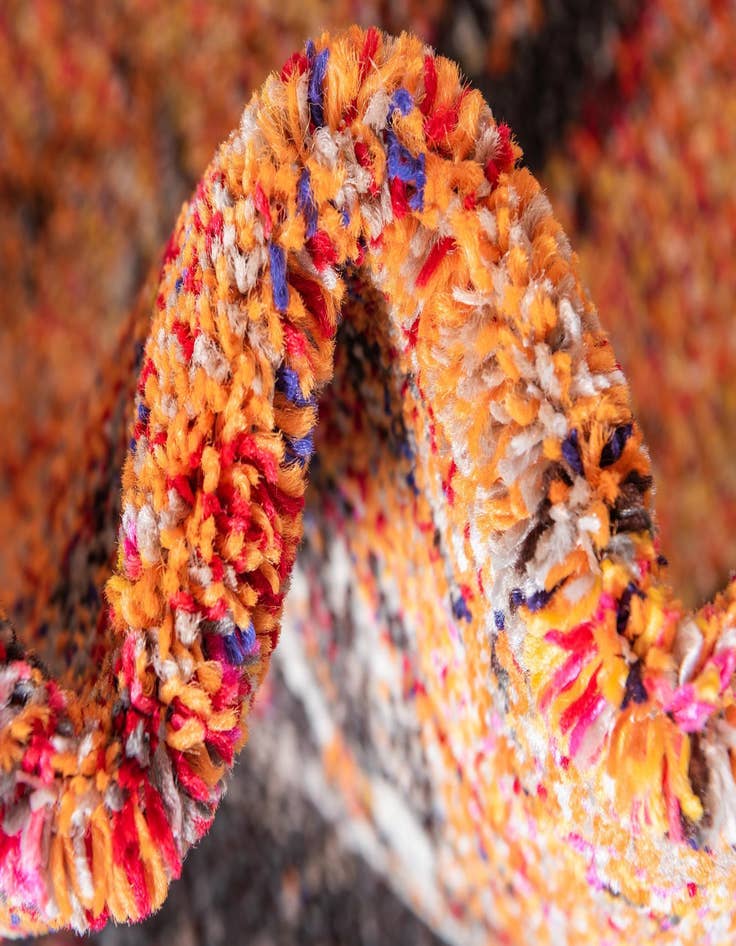 Detail image of 2' 2 x 6' 9 Washable Hyacinth Runner Rug