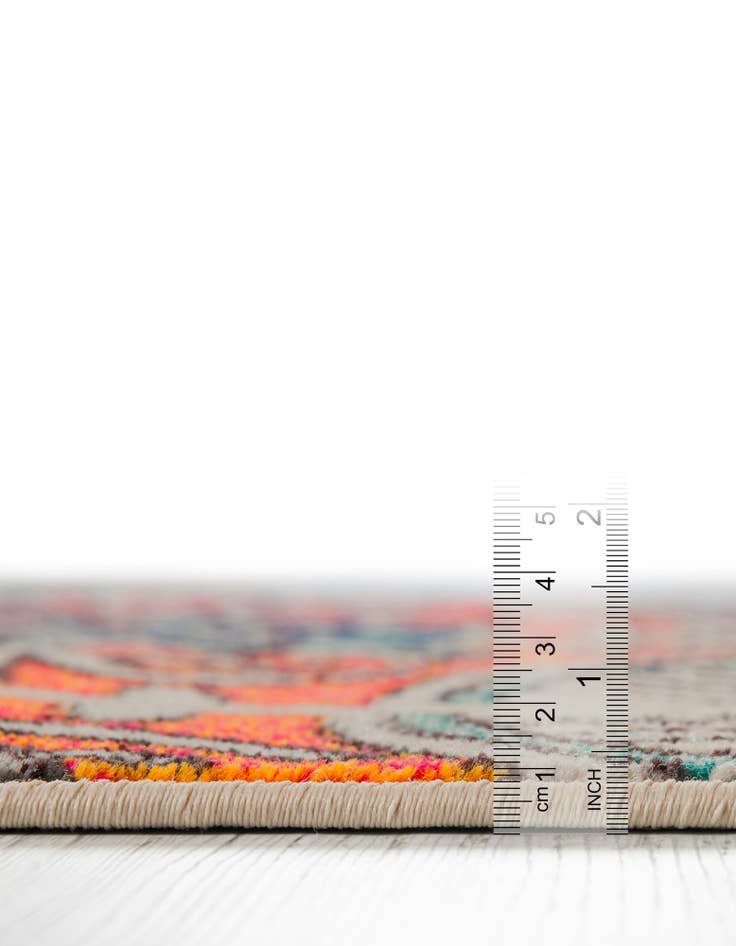 Detail image of 2' 2 x 6' 9 Washable Hyacinth Runner Rug