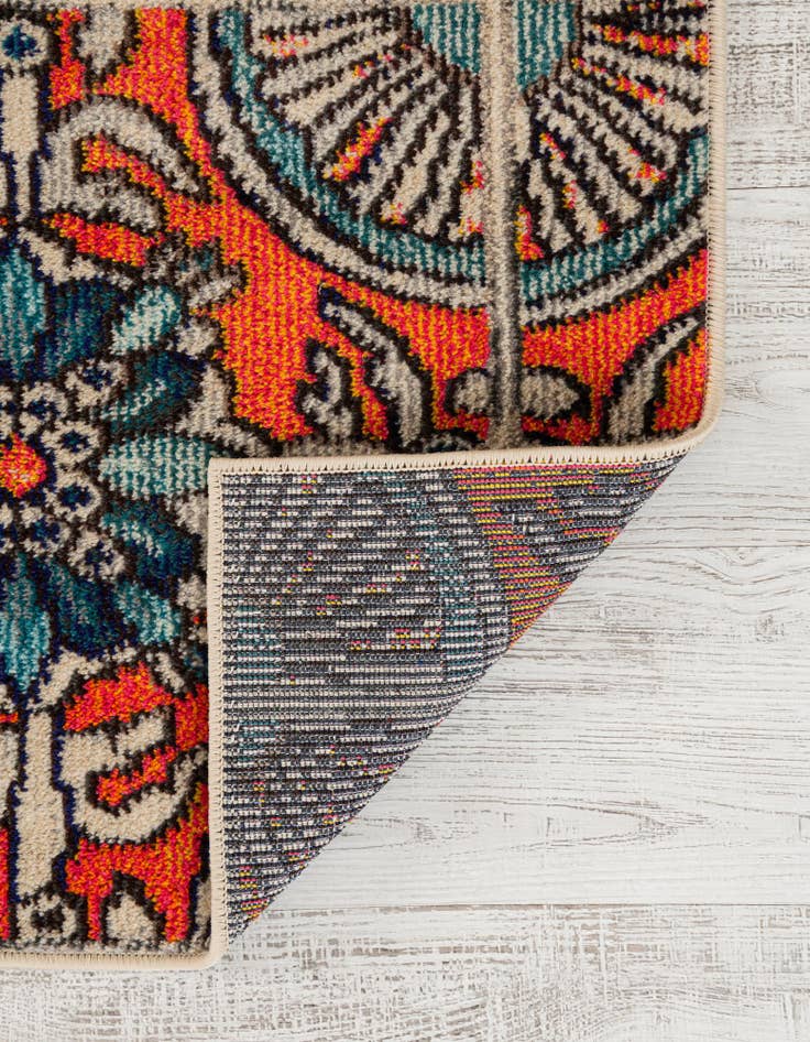 Detail image of 2' 2 x 6' 9 Washable Hyacinth Runner Rug