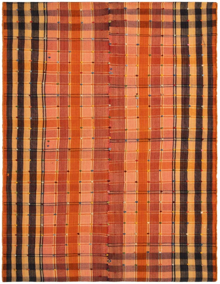 Detail image of 4' 7 x 8' 4 Jajim Runner Rug