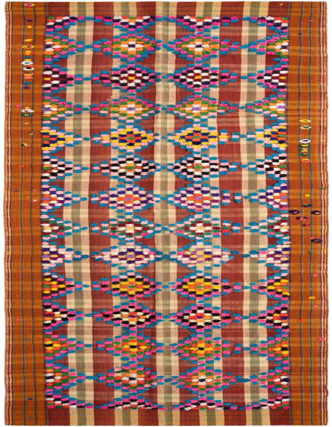 Detail image of 4' 1 x 12' 1 Jajim Runner Rug