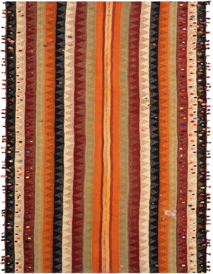 Detail image of 4' 1 x 10' 4 Jajim Runner Rug
