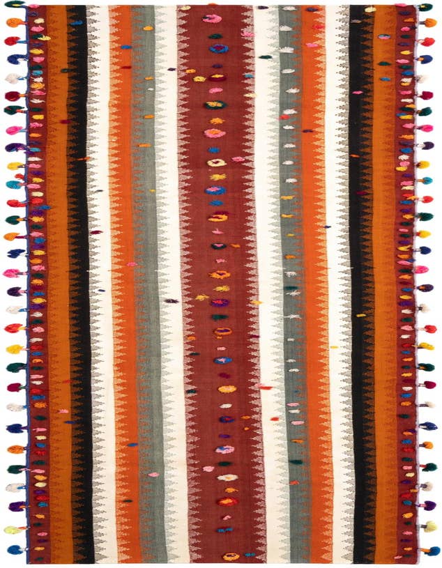 Detail image of 3' 3 x 11' 5 Jajim Runner Rug