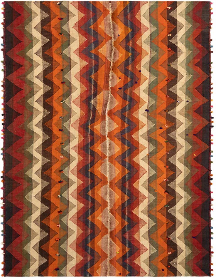 Detail image of 4' 8 x 8' 11 Jajim Runner Rug