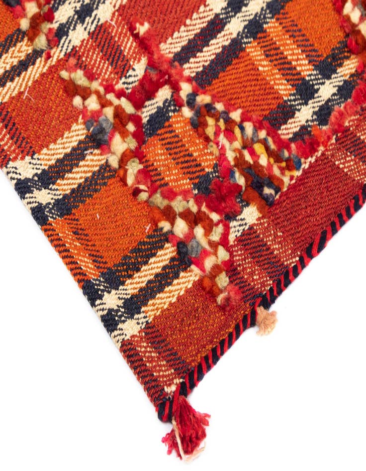 Detail image of 4' 4 x 8' 6 Jajim Wool Runner Rug