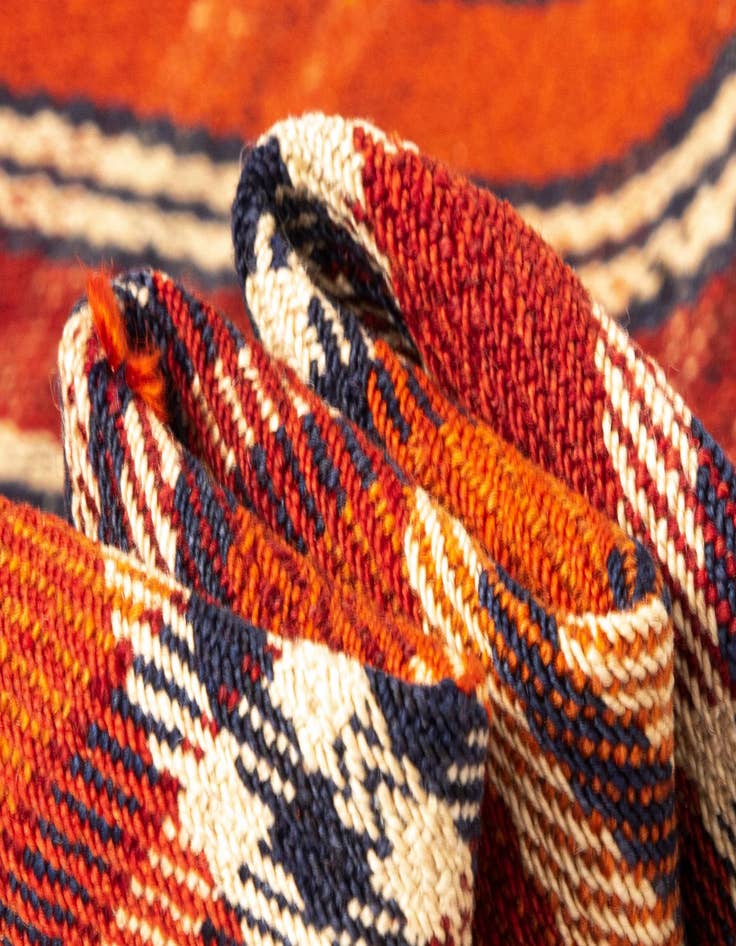 Detail image of 4' 4 x 8' 6 Jajim Wool Runner Rug