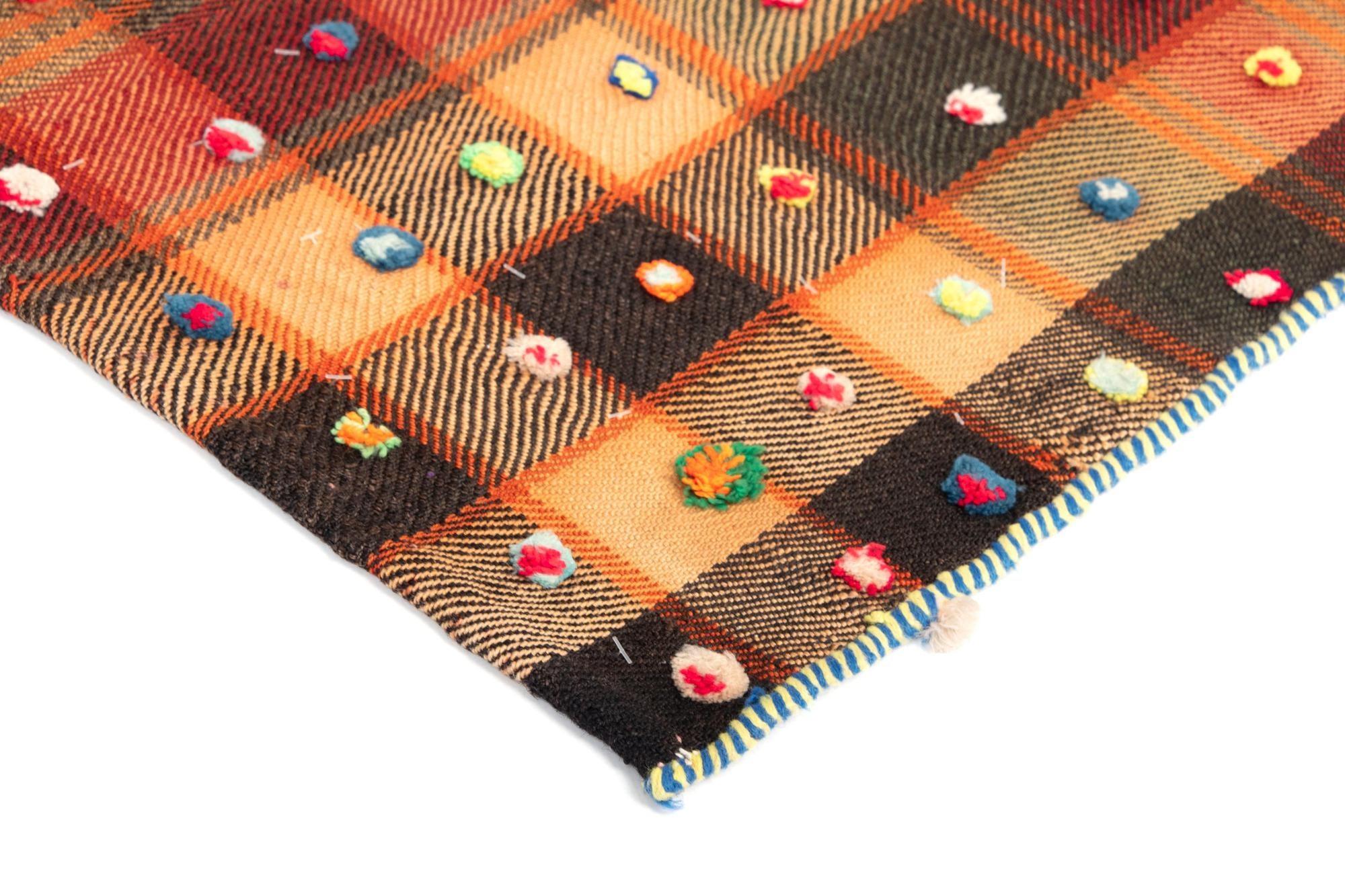 4' 6 x 8' 9 Jajim Wool Runner Rug