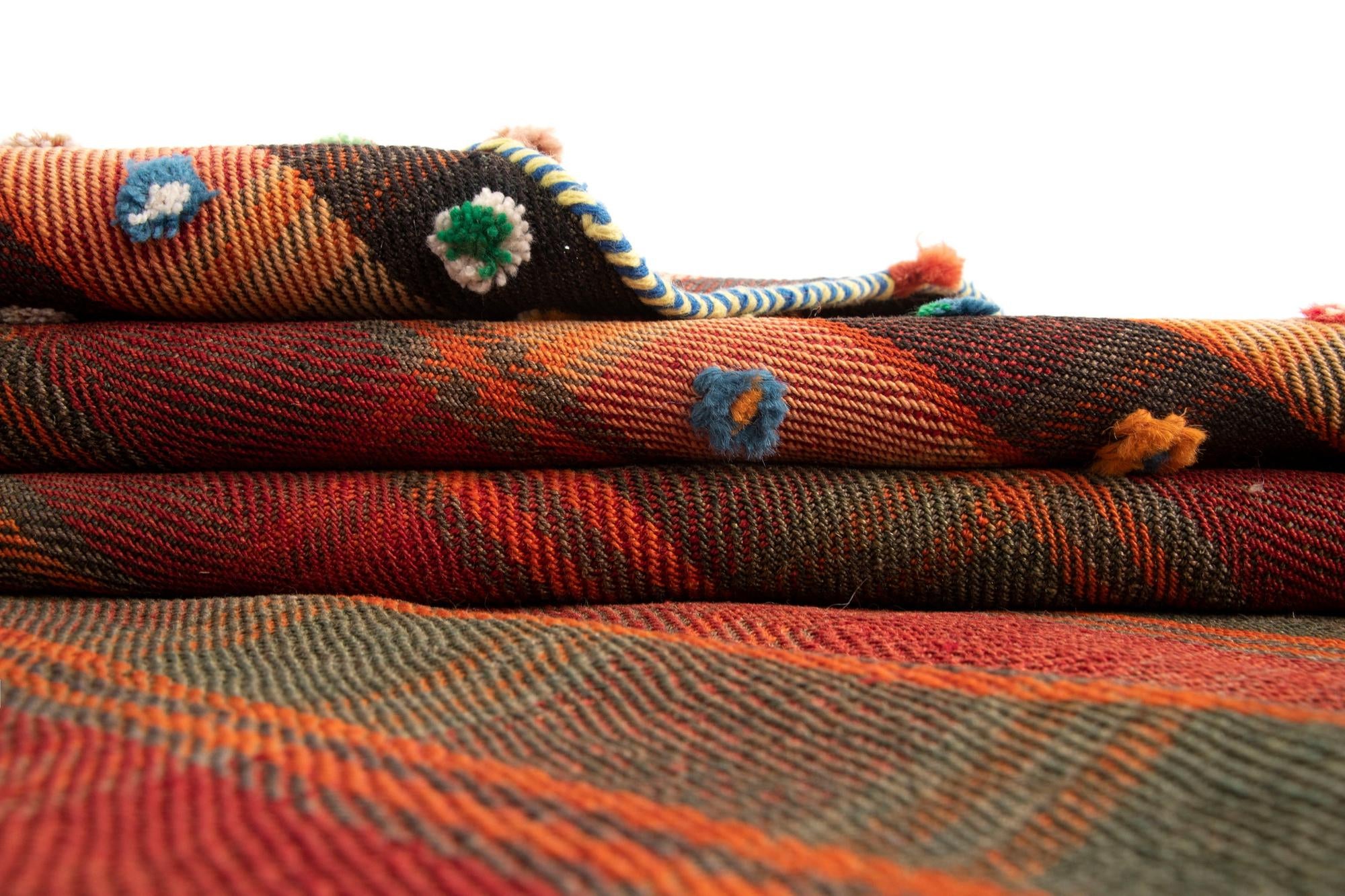 4' 6 x 8' 9 Jajim Wool Runner Rug