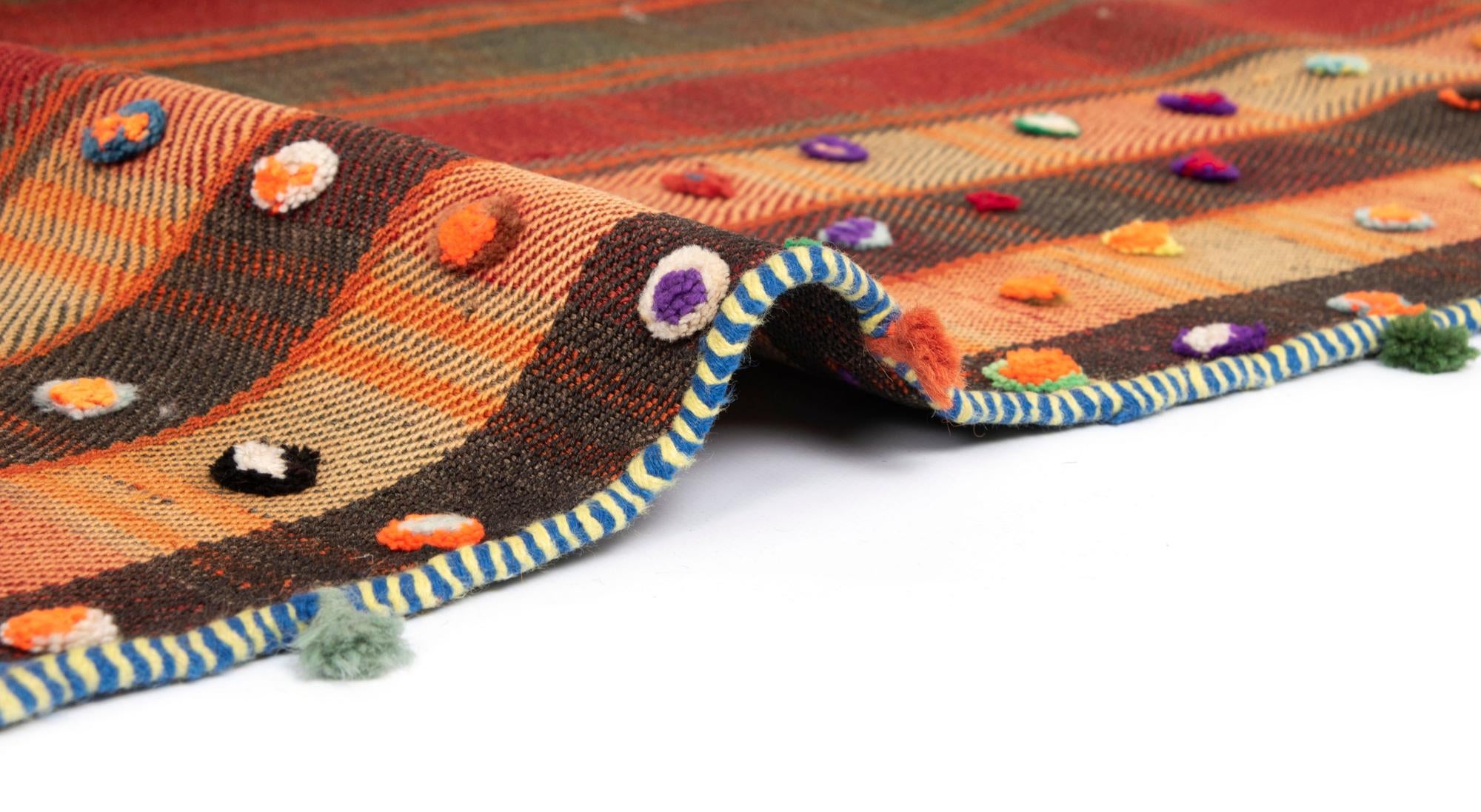 4' 6 x 8' 9 Jajim Wool Runner Rug
