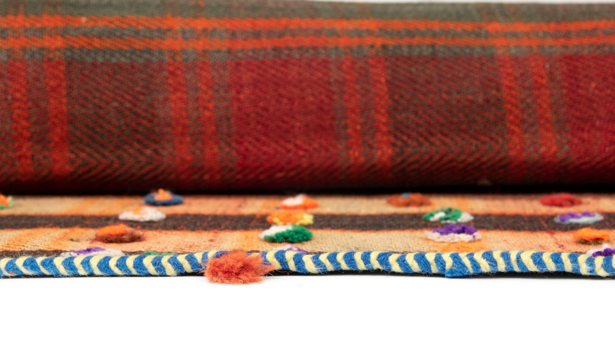 4' 6 x 8' 9 Jajim Wool Runner Rug