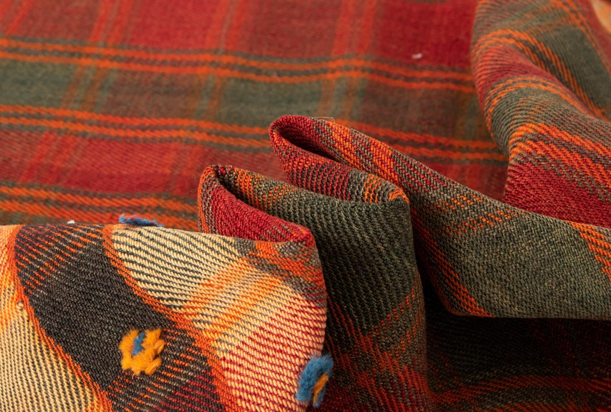 4' 6 x 8' 9 Jajim Wool Runner Rug