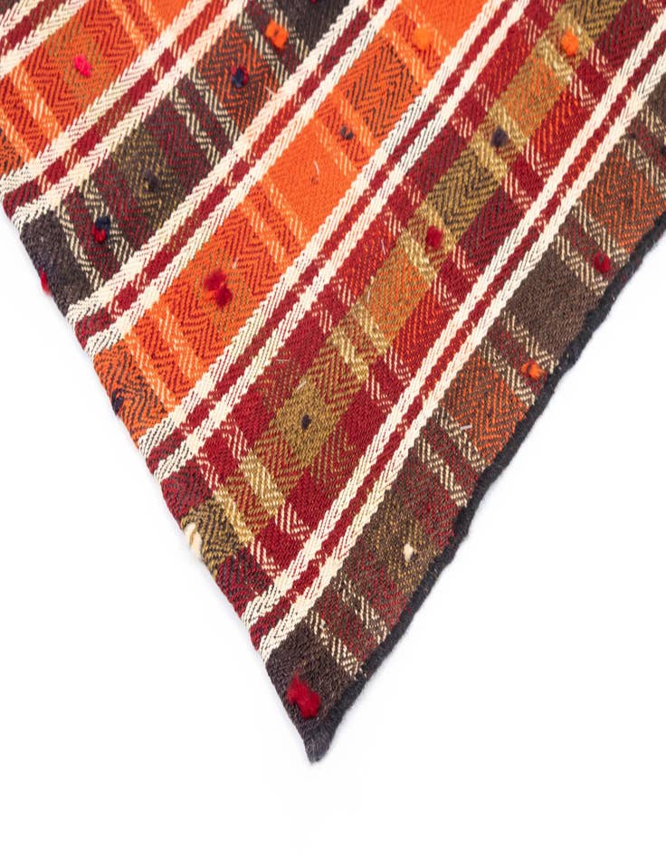 Detail image of 4' 8 x 9' Jajim Wool Runner Rug